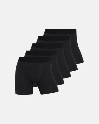 Tights m. ekstra længde "airmesh" 5-pak | Bambusviskose | Sort
