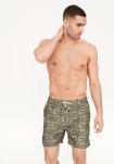 Badeshorts "willy" | 100% polyester | Grå m. mønster -Resteröds