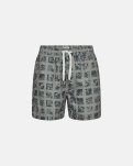 Badeshorts "willy" | 100% polyester | Grå/grøn -Resteröds