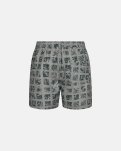 Badeshorts "willy" | 100% polyester | Grå/grøn -Resteröds