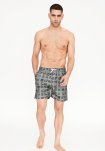 Badeshorts "willy" | 100% polyester | Grå/grøn -Resteröds
