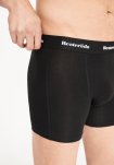 Tights "ekstra længde" 3-pak | Bambusviskose | Sort/blå -Resteröds