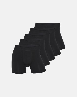 Tights "ekstra længde" 5-pak | Bambusviskose | Sort -Marathon