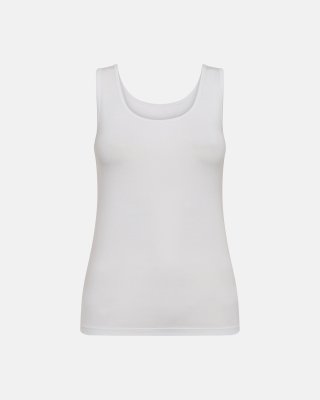 Tanktop 2-pak | Bambusviskose | Hvid