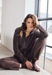 Pyjamas sæt i velour | Bomuld | Multifarvet -Decoy