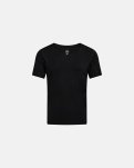 T-shirt "sweat proof" v-neck | Økologisk bambusviskose | Sort -JBS