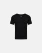 T-shirt "sweat proof" v-neck | Økologisk bambusviskose | Sort - JBS