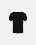 T-shirt "sweat proof" v-neck | Økologisk bambusviskose | Sort -JBS