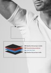 T-shirt "sweat proof" v-neck | Økologisk bambusviskose | Sort -JBS