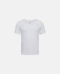 T-shirt "sweat proof" v-neck| Økologisk bambusviskose | Hvid - JBS