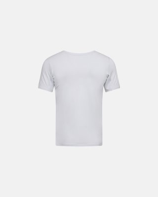 T-shirt "sweat proof" v-neck| Økologisk bambusviskose | Hvid