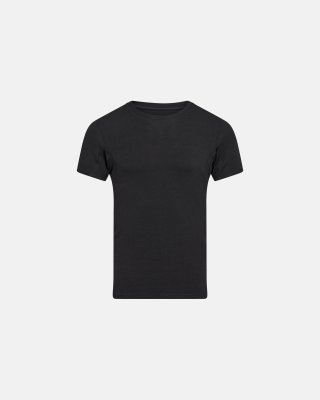 T-shirt "sweat proof" o-neck | Økologisk bambusviskose | Sort