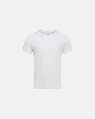 T-shirt "sweat proof" o-neck | Økologisk bambusviskose | Hvid