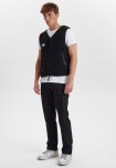 Fleecevest | 100% polyester | Sort -Resteröds