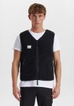 Fleecevest | 100% polyester | Sort -Resteröds