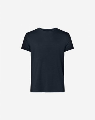 T-shirt "o-neck" | Bambusviskose | Navy -Resteröds