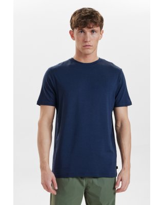 T-shirt "o-neck" | Bambusviskose | Navy -Resteröds