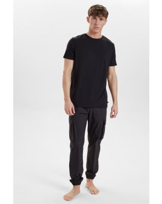 T-shirt "o-neck"| Bambusviskose | Sort -Resteröds