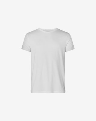 T-shirt "o-neck" | Bambusviskose | Hvid -Resteröds