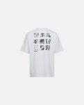 T-shirt m. print "tas" | 100% bomuld | Hvid -Resteröds