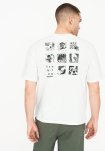 T-shirt m. print "tas" | 100% bomuld | Hvid -Resteröds