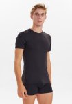 T-shirt "o-neck" 2-pak | Bambusviskose | Sort -JBS