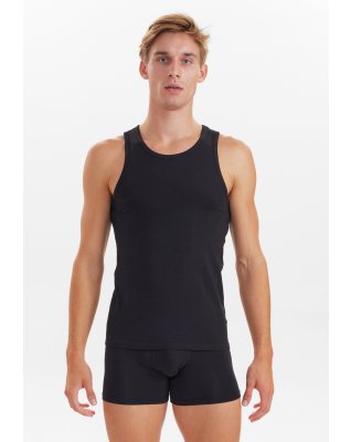 Tanktop 2-pak | Bambusviskose | Sort -JBS