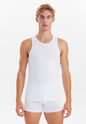 Tanktop 2-pak | Bambusviskose | Hvid