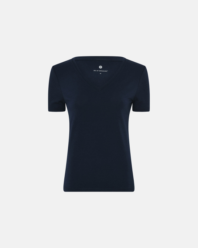 T-shirt v-neck | Bambusviskose | Navy
