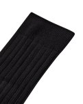 Strømper "rib" | Bambusviskose | Sort -JBS of Denmark Women