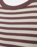 Tanktop "rib"  | Bambusviskose | Mørk rosastribet -JBS of Denmark Women