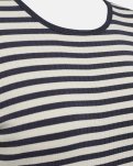Langærmet T-shirt "rib" | Bambusviskose | Blåstribet -JBS of Denmark Women