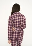 Pyjamasskjorte | 100% økologisk bomuld | Rødternet -JBS of Denmark Women