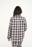 Pyjamasskjorte | 100% økologisk bomuld | Gråternet -JBS of Denmark Women