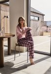 Natbukser "flannel" | 100% økologisk bomuld | Rødternet -JBS of Denmark Women