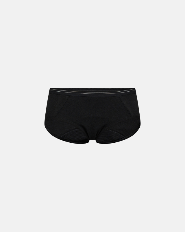 Hipster Trusse "absorbent 50ml" | Bambusviskose | Sort