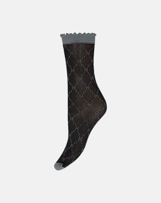 Strømper "Logo" | 25 denier | Grå -Hype the Detail