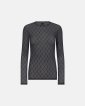 Bluse "mesh" | Grå - Hype the Detail