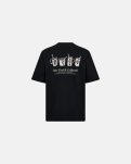 T-shirt m. print "tas" | 100% bomuld | Sort -Resteröds