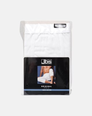 Long johns "3/4 længde original" | 100% bomuld | Hvid -JBS