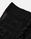 Strømpebukser m. glimmer 'checks', 25 denier, Sort