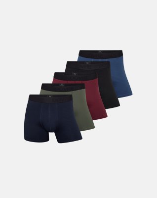 Tights 5-pak, Bomuld, Multifarvet