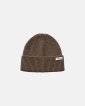 Beanie hue | 100% uld | Mørk sand - Resteröds