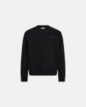 Sweatshirt m. crew neck "drake" | 100% bomuld | Sort -Resteröds
