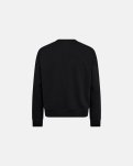 Sweatshirt m. crew neck "drake" | 100% bomuld | Sort -Resteröds