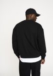 Sweatshirt m. crew neck "drake" | 100% bomuld | Sort -Resteröds