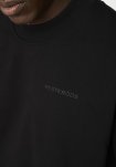 Sweatshirt m. crew neck "drake" | 100% bomuld | Sort -Resteröds