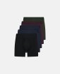 Tights "gunnar" 5-pak | Økologisk bomuld |Sort/blå/rød/grøn - Resteröds