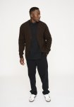 Strik cardigan 'kyle' | Uld | Brun -Resteröds