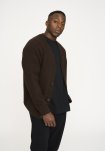 Strik cardigan 'kyle' | Uld | Brun -Resteröds